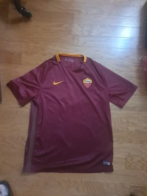 AS Roma Francesco Totti  2016/2017 Nike Home Jersey Men’s Size Large Authentic - Image 1 of 4