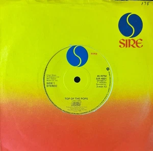THE REZILLOS 'TOP OF THE POPS' 7'' SINGLE SIRE RECORDS SIR4001 1978 FIRST PRESS - Picture 1 of 4