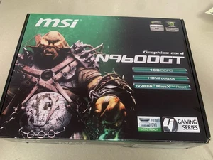 Nueva tarjeta gráfica msi N9600GT NVIDIA bolsa sellada de fábrica NUEVA - Imagen 1 de 9