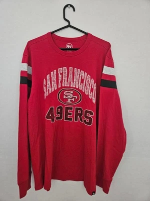 NWT - '47 Brand NFL San Francisco 49ers Long sleeve T-shirt Red Men's Size XL - Image 1 of 4