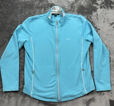 LRL Lauren Ralph Lauren Women's Sz XL Blue Full Zip Sweatshirt Jacket Athleisure - Image 1 of 4