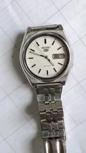 Reloj Pulsera Seiko Automático 7009 Acero Vintage Japón - Imagen 1 de 8