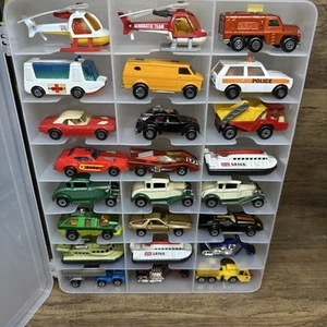 Matchbox Superfast Regular Wheel Lot Of 24 Cars & Trucks Porsche Ford Corvette - Picture 1 of 23