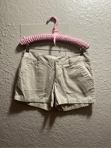 Pantalones Cortos Columbia Bronceados para Mujer Talla 4 -Defectos-Marcas-Pequeños Agujeros - Imagen 1 de 14