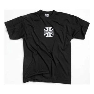 WEST COAST CHOPPERS ORIGINAL CROSS T-SHIRT BLACK/WHITE CROSS **BRAND NEW** - Bild 1 von 3