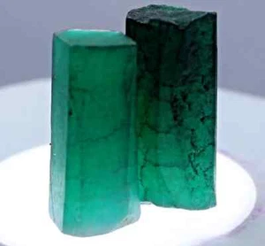 500 Ct Natural Emerald Huge Rough Earth Mined Certified Green Loose Gemstone - Picture 1 of 7