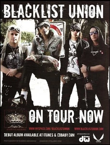 Blacklist Union Band Tony West 2004 After The Mourning Tour publicidad impresa - Imagen 1 de 3