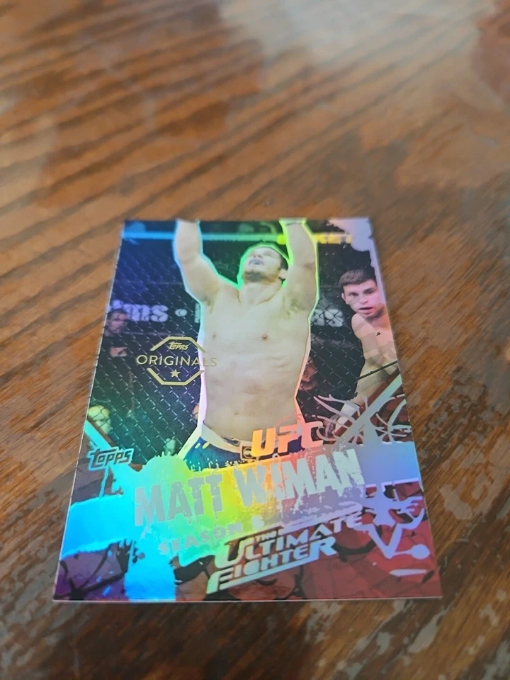 2010 Topps UFC Main Event Topps Originals Stamp Ultimate Fighter 5 Matt Wiman - Image 1 of 4
