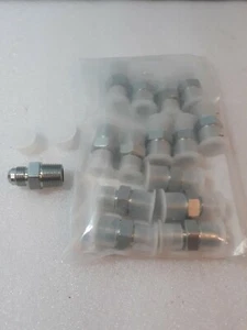 15 Parker Adaptor Fittings Triple- Lok - Pipe 9/16 X3/8  P/N 6 - 6 FTX-S    (X) - Picture 1 of 7