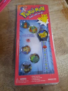 Vintage Pokemon Uhr Mix and Match Digitaluhr 1999 Nintendo  - Bild 1 von 5