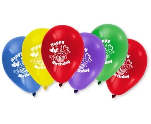 Stylex Luftballons Happy Birthday Geburtstag Kindergeburtstag 6er Beutel - Bild 1 von 2