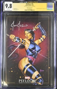 Hellions #16 CGC 9.8 signiert Joe Jusko Marvel Masterpieces Psylocke - Bild 1 von 2