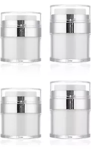 Set,Litimkat 4 Stk Airless Pumpspender,15 u. 30ml Creme Pumpspender, Nachfüllbar - Bild 1 von 6