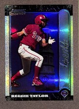 1999 Bowman Chrome International Refractor #326 Reggie Taylor /100