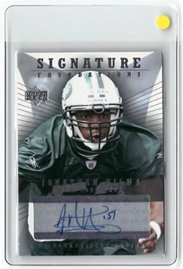2004 Upper Deck Foundations ROOKIE AUTO Jonathan Vilma #SF-JV NEW YORK JETS - Picture 1 of 2