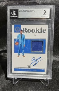 2018-19 Panini Encased Rookie Jersey Auto Zhaire Smith 24/99 BGS 9