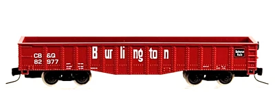 Z Scale Marklin Mini-Club 8224 CB&Q Gondola (MTL couplers) - Image 1 of 4