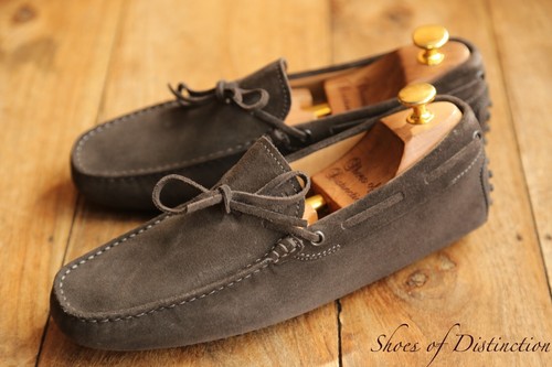 TOD’S Mocassini Tod's Tods in camoscio marrone scarpe da guida uomo UK 6 US 7 EU 40 NUOVI