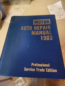 MOTOR AUTO REPAIR MANUAL 1983 PROFESSIONAL SERVICE TRADE 46th EDITION - Bild 1 von 2