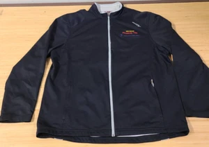 Saucony Jacket Men's 2XL Running Full Zip Lightweight Black Polyester - Picture 1 of 12