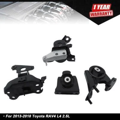 4x Automatic Transmission & Engine Motor Mount For Toyota RAV4 2013-2018 L4 2.5L - Изображение 1 из 4