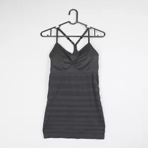 Lululemon Ebb and Flow Tank Top Womens UK 8 Grey Vest Seamless Racerback B64 - Picture 1 of 6