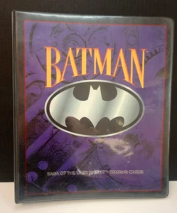 1994 Batman: Saga of the Dark Knight Complete Trading Card Set 1-100 Binder LESEN - Bild 1 von 24