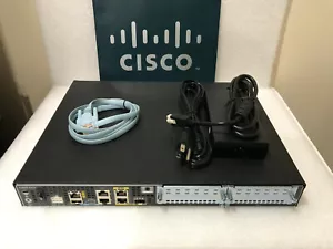 CISCO ISR4321-AX/K9 Gigabit Router ios-16.9.7 MISSING FACEPLATE ***NOT AFFECTED - Picture 1 of 5