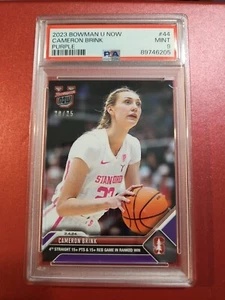 2023 Bowman U Now Cameron Brink MARCH MADNESS Purple   20/25 PSA 9 Stanford/LA - Picture 1 of 2