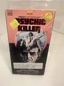 Psychic Killer VHS Horror Embassy Shrinkwrap 1986 Nice Condition Neville Brand - Imagen 1 de 2