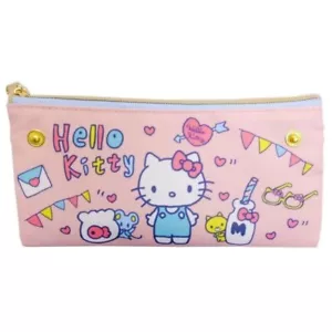 New Hello Kitty Pencil Pen Case Zipper Bag Organizer - Picture 1 of 5