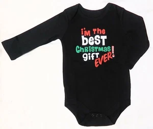 I'm the Best Christmas Gift EVER! Baby Boys and Girls Bodysuit - Picture 1 of 1