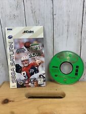 NFL Quarterback Club 96 (Sega Saturn, 1996) No Case