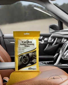 10 Stück x 40 Innenraum Auto Leder Auto Leder Reinigungstücher Sitztücher Duft Nass - Bild 1 von 5