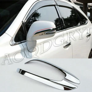 For Lexus RX270 RX350 RX450h 2010-2015 Chrome Outer Side Door Mirror Cover Trims - Picture 1 of 4
