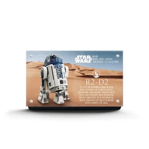 #75379 R2-D2 - Li'l Wider Display Plaques - Picture 1 of 3