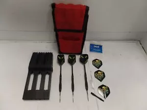 Professional 3PCS Dart Set w/ Pentathlon Flights + Red Case + Spare Flights - Picture 1 of 9