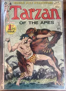 Tarzan der Affen #207 1972 erster DC April 52 Comic 25 Cent - eingetütet - Bild 1 von 20