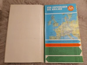 Falk Plan 1980 von Kopenhagen bis Mailand 54. Auflage Landkarte Autoatlas - Bild 1 von 6