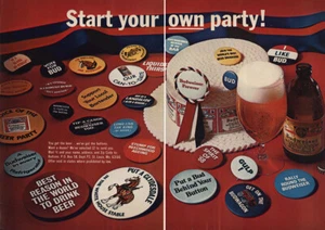 1969 Budweiser Beer: Start Your Own Party Vintage Print Ad - Picture 1 of 1