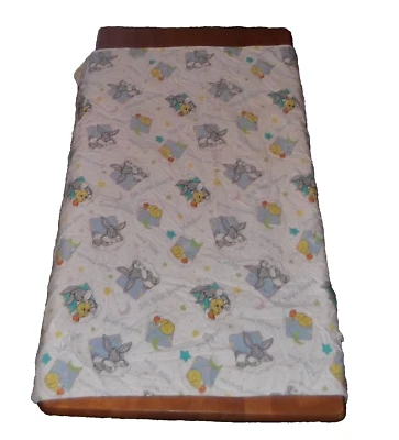 BUGS BUNNY Edredón Guardería Bebé Cuna Manta DULCES SUEÑOS Franela Atada a Mano Azul Foto 1 de 3