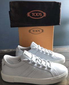 tod's cassetta leather sneakers