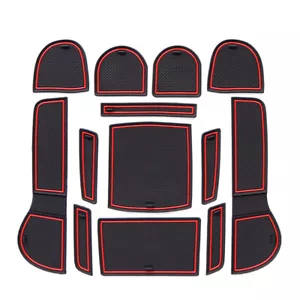 For Subaru Levorg 2016 2017 2018 Non-slip Gate Slot Pad Rubber Cup Holder Mats - Picture 1 of 12
