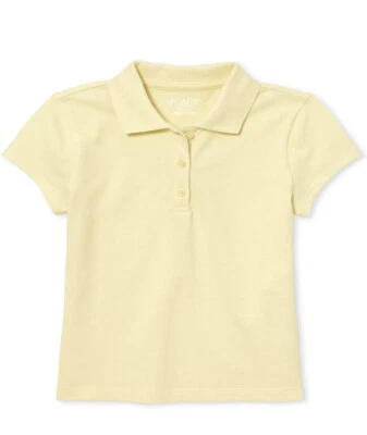 The Children's Place Niñas Uniforme Piqué Polo, Sol Pálido, XL 14 plus Foto 1 de 3