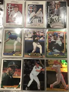 Sports Card Album (baseball & Football) 288 Cards Thomas, Sosa, Piazza, Gwynn - Picture 1 of 12
