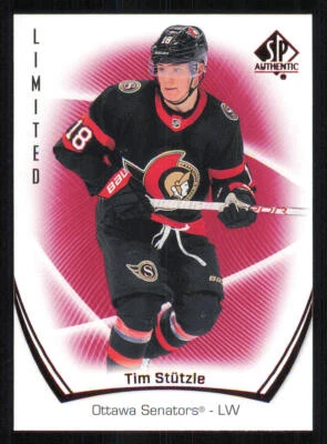 2021-22 SP Authentic Limited Red #57 Tim Stutzle - Image 1 of 2