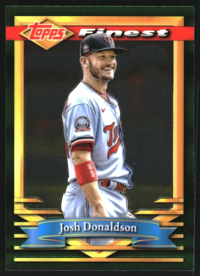 2021 Finest Flashbacks Baseball Card #72 Josh Donaldson - Image 1 of 2
