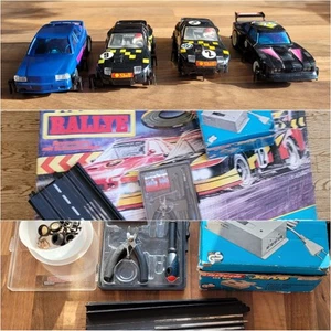 Carrera Servo 140 "Nacht Rallye" Komplett-Set mit 5 Auto's + Zubehör - Bild 1 von 23
