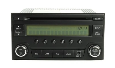 Nissan 2014-2017 Micra Versa AM FM Radio CD Player w Auxiliary Input 281853VY0A Foto 1 de 4