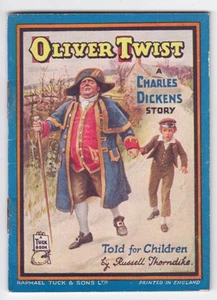 Dickens, OLIVER TWIST, TOLD FOR CHILDREN, Tuck circa 1940 - Picture 1 of 10